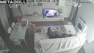 Real Danish couple fuck in their bedroom hidden camera