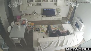 Real Danish couple fuck in their bedroom hidden camera