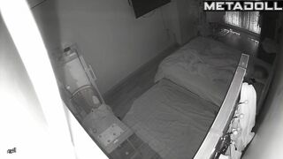 Naked Irish blonde babysitter rubs her pussy while fantasizing about threesome porn
