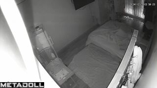 Naked Irish blonde babysitter rubs her pussy while fantasizing about threesome porn
