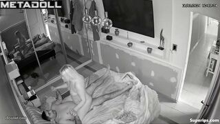 Blonde Italian wife slowly rides her husband
