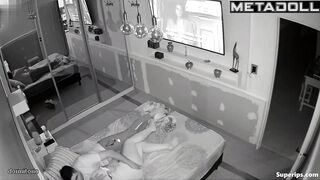 Blonde MILF woman gets penetrated in bed