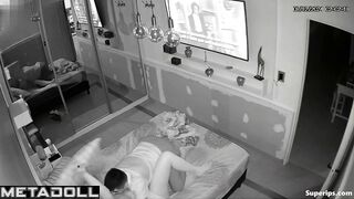 Blonde MILF woman gets penetrated in bed