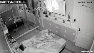 Blonde MILF woman gets penetrated in bed