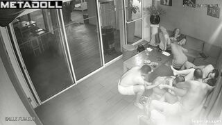 Mature German couples have an orgy