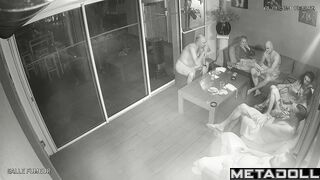 Mature German couples have an orgy
