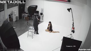 Korean nude model in a photo shoot