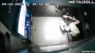 Slutty Korean girl gets groped in karaoke