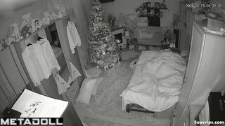 European couple fucks in the living room