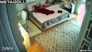 American girl masturbates watching hentai