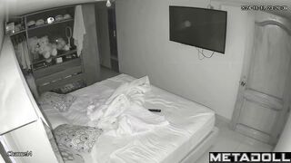Busty Latina mom penetrates hard