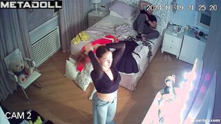 British girl sleeps naked with her stepbrother