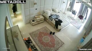 Mature Arabian wife changes her clothes