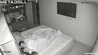 Latina mom gets penetrated while she sleeps