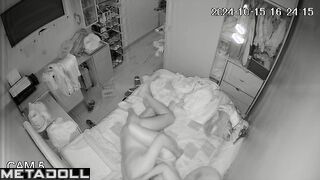 Single New Zealander brunette student girl gets fucked in her daughter’s room voyeur cam