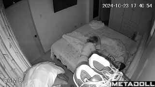 Skinny Welsh brunette mom gets fucked on the floor live HD