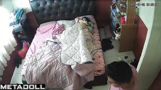 Norwegian parents fuck in the living room spy cam record