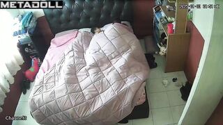 Norwegian parents fuck in the living room spy cam record