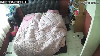 Norwegian parents fuck in the living room spy cam record
