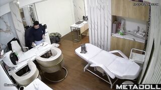 Cheating Estonian blonde mother gets fucked in her daughter’s room live HD