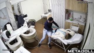 Cheating Estonian blonde mother gets fucked in her daughter’s room live HD