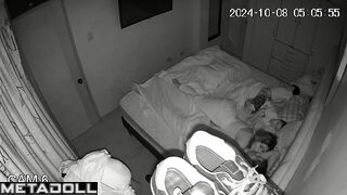 Mature Irish brunette MILF sex in the bedroom voyeur cam
