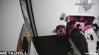 Chubby teenage girl comes to orgasm