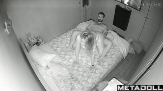 Busty blonde wife gets fucked doggy style