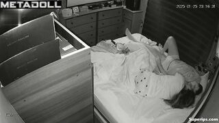 Chubby wife sucks her husband’s nipples