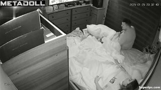 Chubby wife sucks her husband’s nipples