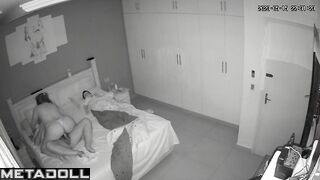 Slut Greek brunette MILF gets creampied hidden IP camera