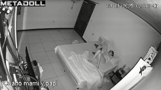 Innocent American brunette mature mom rides her husband hidden camera