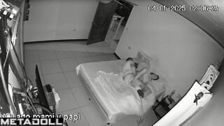 Innocent American brunette mature mom rides her husband hidden camera