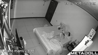 Innocent American brunette mature mom rides her husband hidden camera