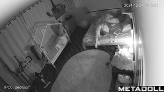 Real Canadian newly married couple having sex in their messy room live HD