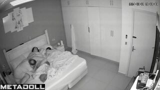 Naked Ukrainian brunette step-mom sucks old cock and got cum live