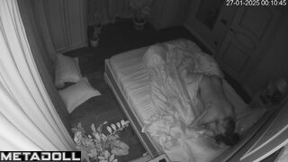 My girlfriend's parents having sex in their daughter’s room hidden IP cam