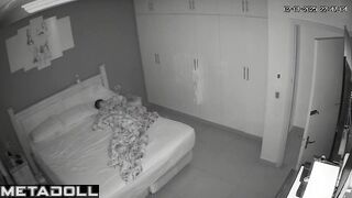 Busty Polish brunette woman fucks her virgin son spy cam record