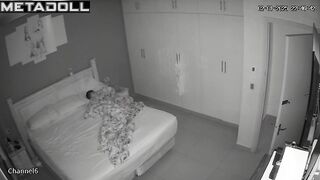 Busty Polish brunette woman fucks her virgin son spy cam record