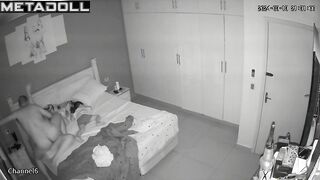 Horny Swedish brunette woman gets fucked in her daughter’s room hidden IP cam