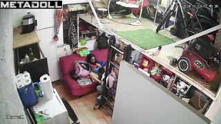 My neighbours fuck in the bedroom hidden cam