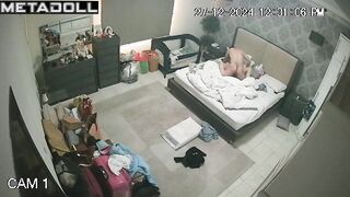 Naked Ukrainian brunette step-mom gets fucked for the first time spy cam