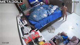 Beautiful Italian dirty couple having sex before going to sleep hidden camera