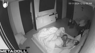 Cheating Welsh blonde woman rides her husband live HD