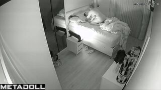 Big tits Ukrainian brunette mom gets fucked on the floor hidden cam