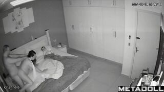 Amazing ass American brunette mom gets cum inside her pussy