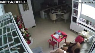 Chubby busty Russian brunette mom gets fucked while watching porn HD