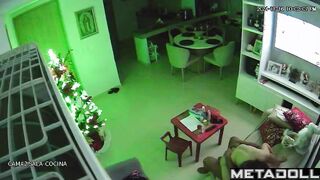 Chubby busty Russian brunette mom gets fucked while watching porn HD