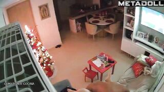Chubby busty Russian brunette mom gets fucked while watching porn HD