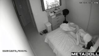 Naughty Greek brunette wife fucks a stranger spy cam record